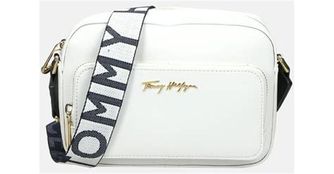 witte crossbody tas tommy hilfiger